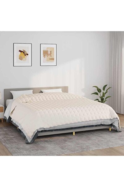 Concept Pătură cu greutăți, crem deschis, 220x260 cm, 11 kg, textil