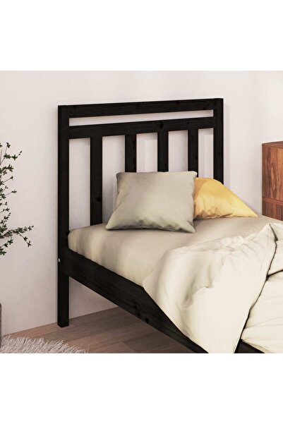 Concept Tăblie de pat, negru, 95x4x100 cm, lemn masiv de pin