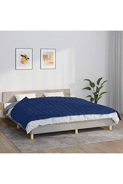 Concept Pătură cu greutăți, albastru, 155x220 cm, 7 kg, material textil
