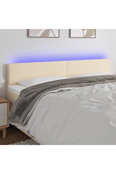 Concept Κεφαλάρι LED, κρεμ, 200x5x78/88 cm, ύφασμα