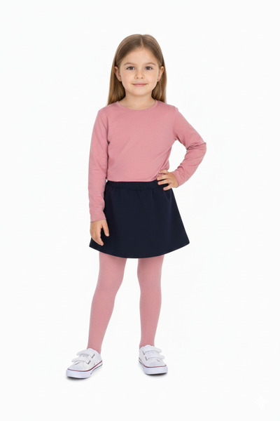 Serena Children's tights - powder pink
