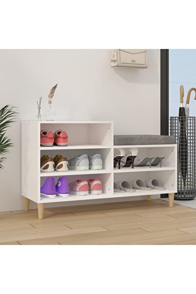 Concept Pantofar, alb, 102x36x60 cm, lemn compozit