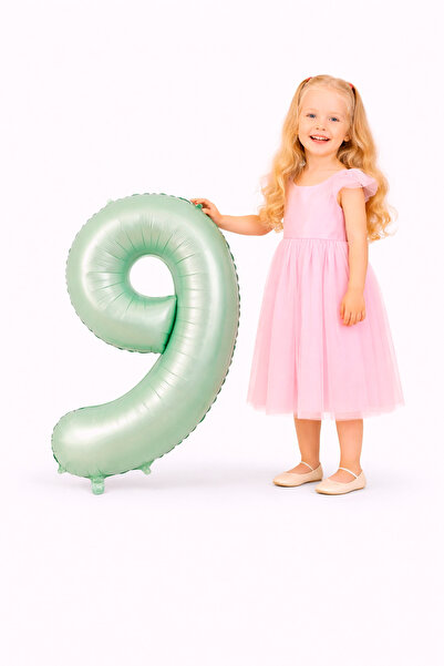 Yusuf Dirik YD Party Supplies بالون فويلو على شكل رقم 9 مقاس 76 سم 34 بوصة