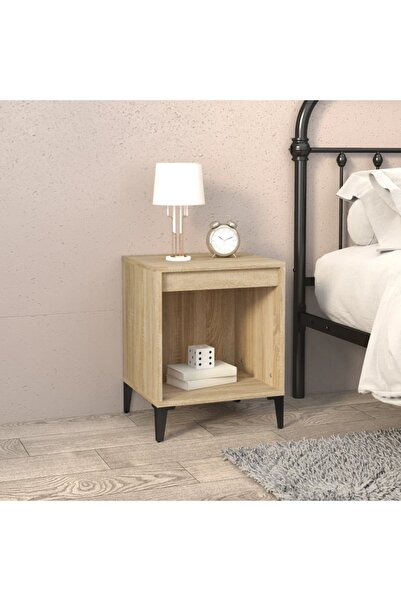 Concept Κομοδίνα, δρυς sonoma, 40x35x50 εκ.