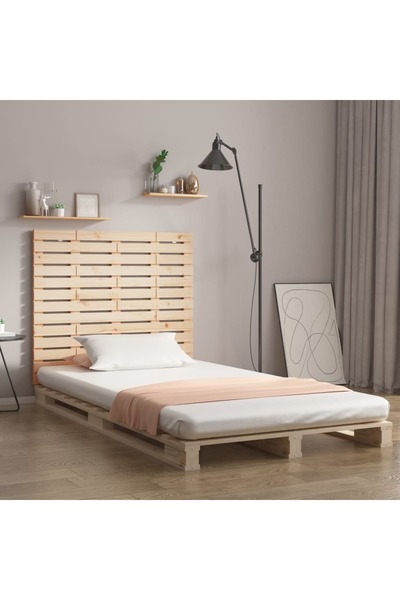 Concept Tăblie de pat pentru perete, 146x3x91,5 cm, lemn masiv de pin
