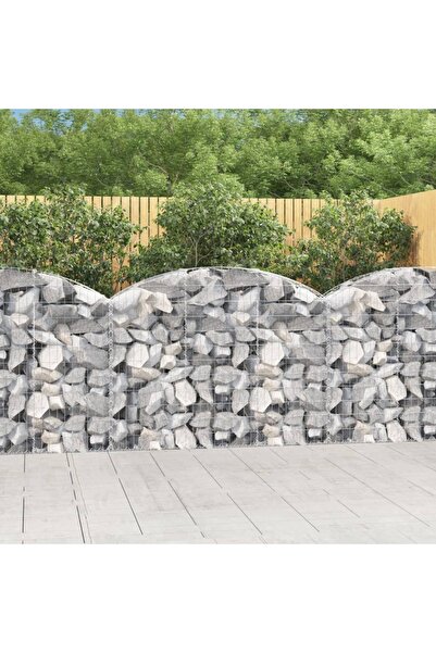 Concept Coș gabion arcuit, 150x30x100/120 cm, fier galvanizat