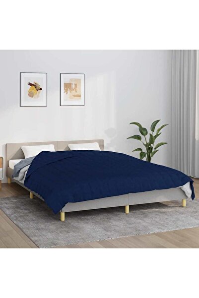 Concept Pătură cu greutăți, albastru, 200x200 cm, 9 kg, material textil