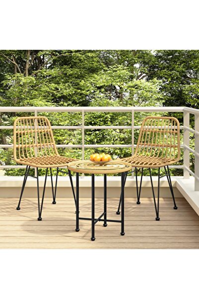 Concept Scaune de grădină, 2 buc., 48x62x84 cm, ratan PE