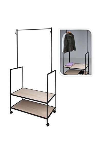 H&S collection Ράφι ρούχων με 2 γάντζους, μεταλλικό