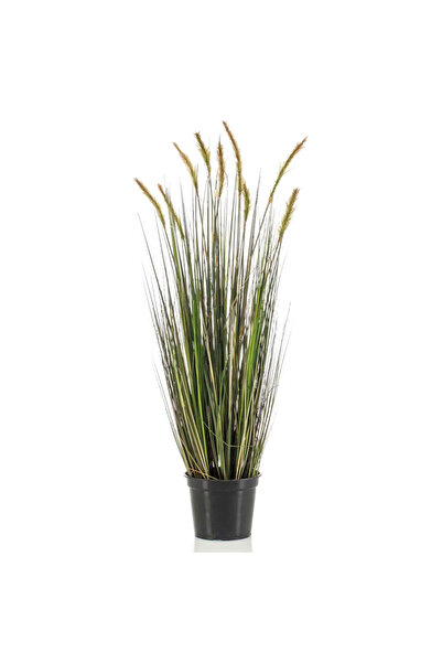EMERALD Iarbă artificială foxtail de toamnă, ghiveci de plastic, 90 cm