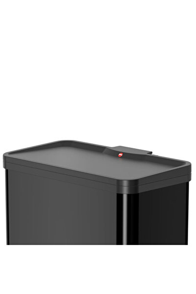 Hailo Κάδος απορριμμάτων Oko Duo Plus με πεντάλ, μαύρο, 17 L+9 L, μέγεθος L