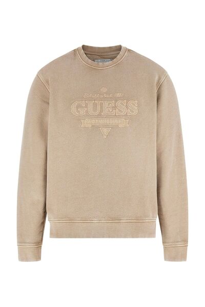 Guess سويت شيرت كلاسيكي بأكمام طويلة من سي إن
