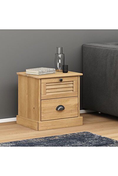 Concept Noptieră VIGO, 42x35x40 cm, lemn masiv de pin