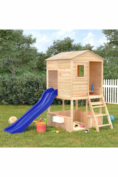 Concept Σετ παιχνιδιού εξωτερικού χώρου, από μασίφ ξύλο ελάτης