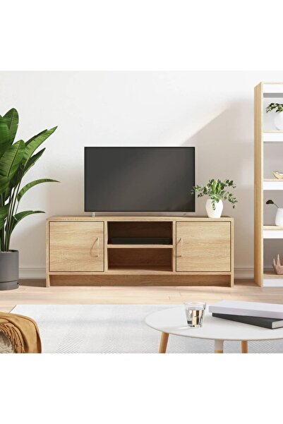 Concept Dulap TV stejar sonoma, 102x30x37,5 cm, lemn prelucrat