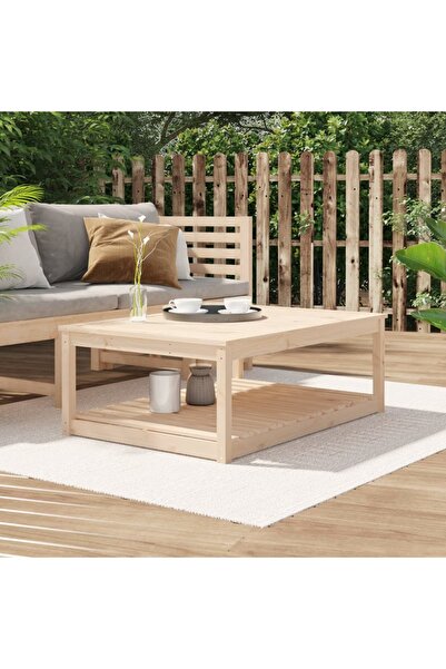 Concept Τραπέζι κήπου, 121x82,5x45 εκ., μασίφ ξύλο πεύκου