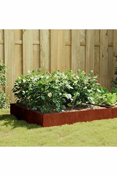 Concept Strat înălțat de grădină, 100x100x33,5 cm, oțel corten