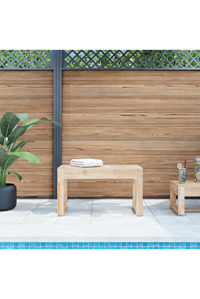 Concept Παγκάκι κήπου, 80x38x45 εκ., μασίφ ξύλο πεύκου