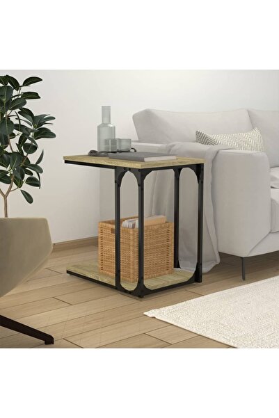 Concept Masă laterală, stejar sonoma, 50x35x52 cm, lemn compozit