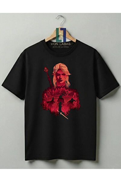 Grafftee Clothing The Witcher Designed Premium με τύπωμα T-Shirt - Ειδική Σχε...
