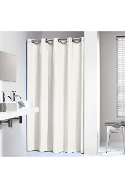 Sealskin Κουρτίνα μπάνιου Coloris, λευκή, 180x200 εκ.