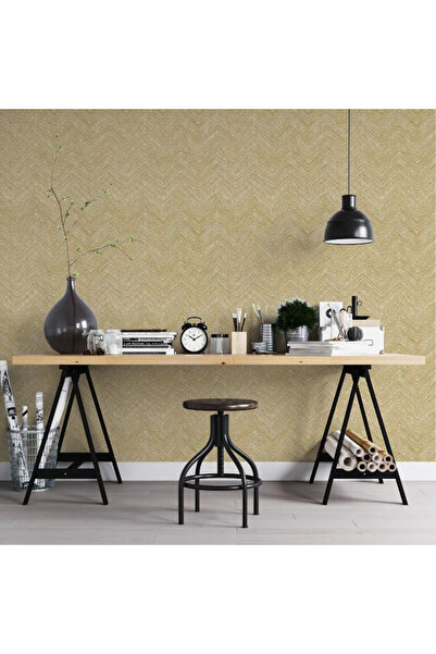 Noordwand Ταπετσαρία τοίχου Topchic σε σχήμα ψαροκόκαλου, μπεζ