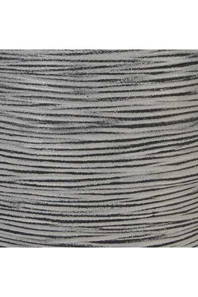 CAPI Γλάστρα Nature Rib, ανθρακί, 50x50 cm, τετράγωνη