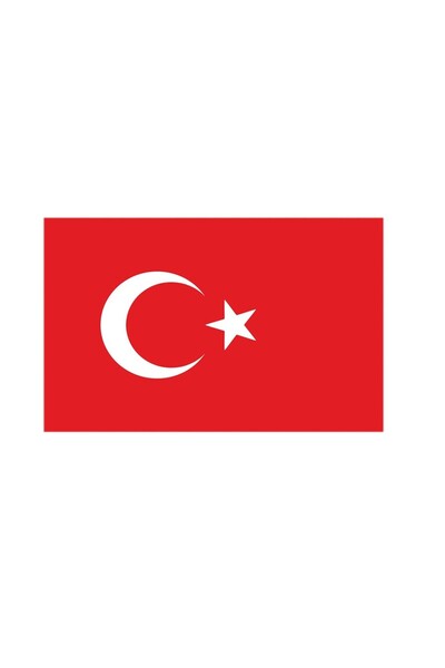 Empressco 100x150 cm 1. Kalite Alpaga Bez Kumaş Türk Bayrağı