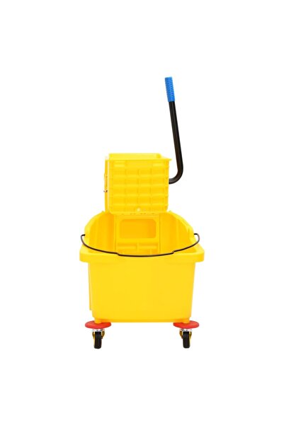 Concept Găleată de mop cu storcător și roți galben 36 L polipropilenă