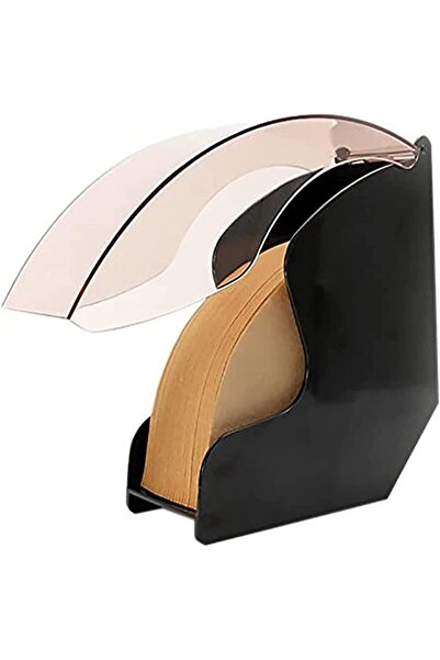 Arabest Coffee Filter Holder with Dustproof Cover, Storage Dispenser Rack for...