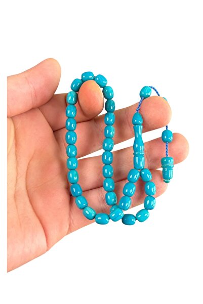 TESBİH ADAM Ankle Length Capsule Cut Tightening Amber Prayer Beads