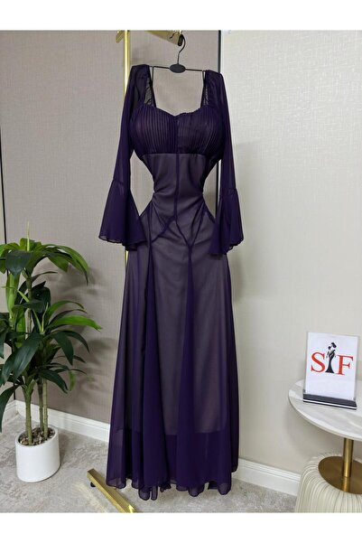 ALSAMAH فستان موف ميدي