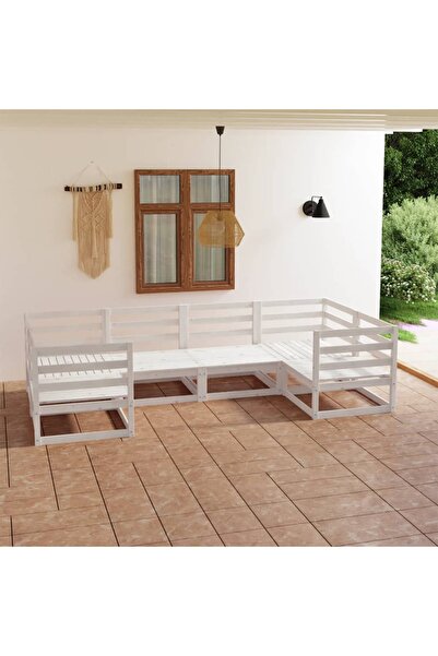 Concept Set mobilier de grădină, 6 piese, lemn masiv de pin