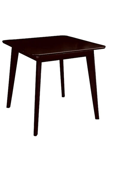 Concept Mobili Τραπέζι κουζίνας MORENA, 800*800 mm, χρώμα καρυδιάς