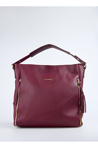 Carrera Bordo Kadın Omuz Çantası Carbyn07 Flt