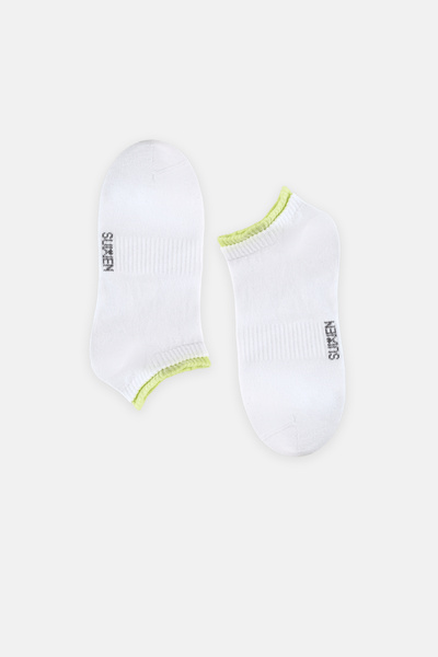 SUWEN Color Band Sneaker Socks