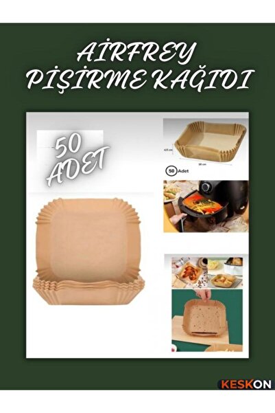 Keskon 50 Pieces of Baking Paper for Airfryer and Oven – Air Fryer Paper