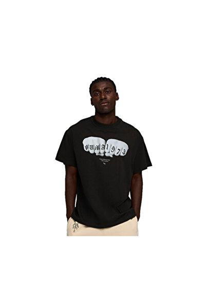 Puma Swish N Ink Tee I Men's Basketball T-Shirt 63465801 Black