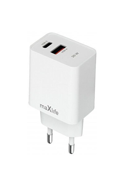 Maxlife Nutrition MaXlife MXTC-13-20AC Power Adapter, 20W, 3A, 1 x USB-A - 1 ...