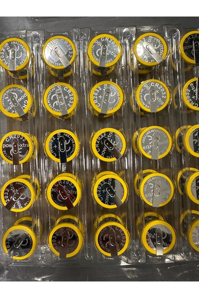 instatech CR2032 3V Lityum Pil Lehim Bacaklı (PCB Uyumlu) Uzun Ömürlü Güç Pil...
