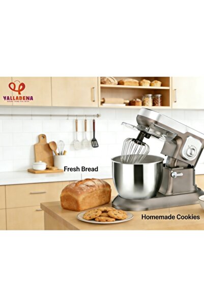 Yallabena Kitchen blender, 1600W, 6.5L Stainless Steel Bowl, Multiple Speed S...