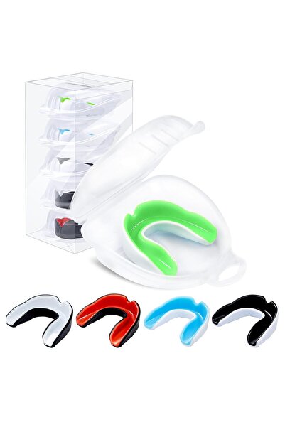 MENOLY 5 Pack Youth Mouth Guard Sports for Kids Double Color