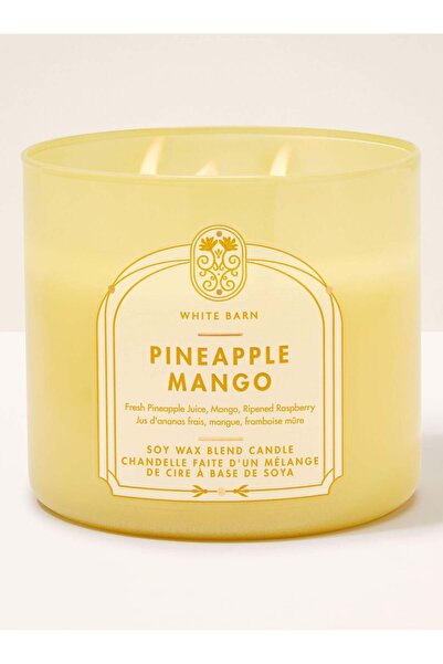 Bath & Body Works Pineapple Mango Büyük Mum 411 g