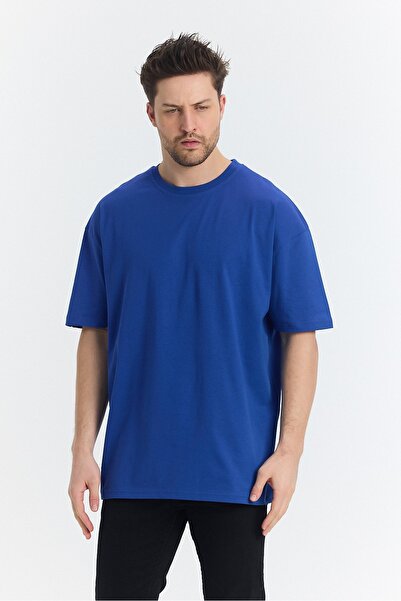 SEDİRLİ Unisex Unprinted Oversized Large T-Shirt Cotton Pieces Combed Cotton ...