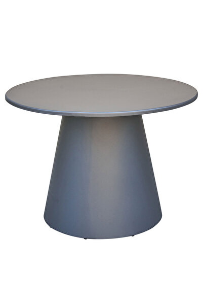 Maison Mex Round garden/terrace table NICOSIA H.76 D.107 anthracite