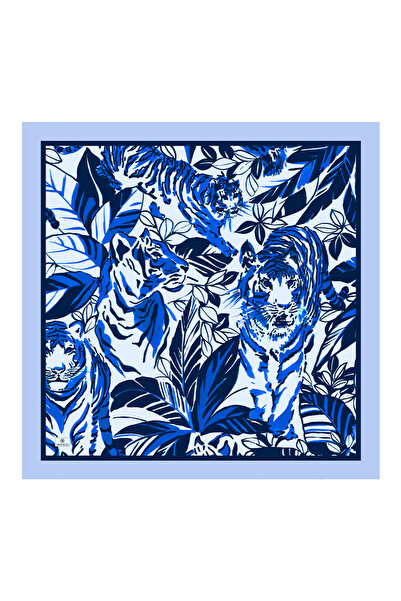 Arancia Șal de umăr albastru 100X100