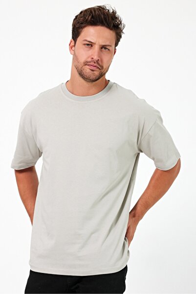 SEDİRLİ Unisex Unprinted Oversized Large T-Shirt Cotton Pieces Combed Cotton ...