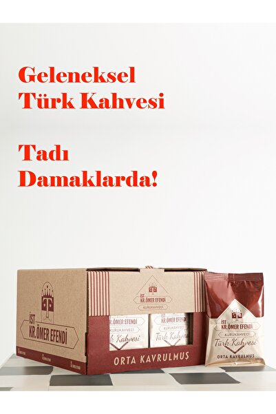 Geleneksel Türk kahvesi, her pakette aynı Lezzet! Orta Kavrulmuş Türk Kahvesi 100 gr x 24 adet