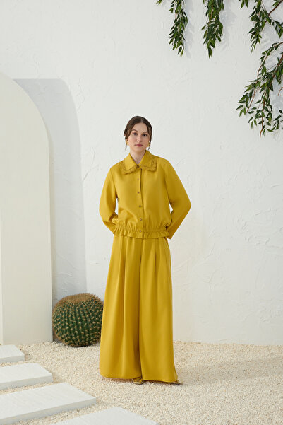 Aker Safran Belt Li Pleated Trouser Skirt