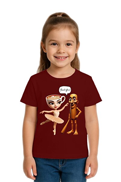 SEDİRLİ Tricou unisex pentru copii Brainot cu imprimeu bumbac moale țesături ...
